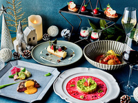 ≪早割！11/30までの予約限定≫12/20～25【STREAM CHRISTMAS 2025】スパークリング含むワイン3杯付き！魚料理と肉料理のWメインで贅沢なクリスマスを～Polaris Cours～＜全5品・グラスワイン3杯付き＞
