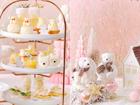 土日祝【カフェフリー】ホワイトベアのクリスマスアフタヌーンティー