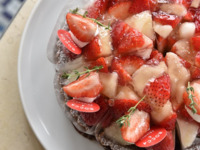 苺とラフランスのフルーツパーラー		