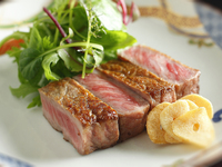 黒毛和牛シーサイドコース(サーロイン) / 鉄板カウンター