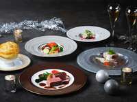 ◆【Xmas2025】オマール海老と厳選黒毛和牛のWメイン含む全5品、乾杯シャンパン付き
