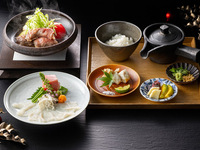 Christmas Dinner Kaiseki Seijyu With a glass of champagne