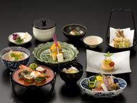 【With transportation】Autumn Kaiseki: 10-course meal featuring salt-grilled sweetfish, Kyoto cuisine, and the beauty of nature, paired with Japanese beer