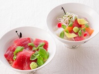Choose from two seafood bowl sets: Yamayuki TunaLean Marinated Bowl & Edomae Kimagure Bowl