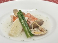 お魚ランチセット〈あさりと赤魚のナージュ仕立て〉 （ドリンク付）