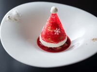 【ランチ・ディナー各1組限定 半個室プラン】クリスマスコース　グラスシャンパン+5大シャトー1本付き