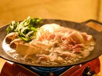 【コタツ鍋パーティ】 ➀塩すき焼きコース（お一人様＋500円）