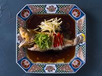 Whole Steamed Fresh Fish Small (Serves 3-4 persons) 6,500 JPY ～