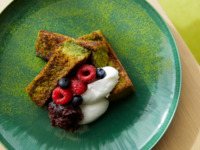 【Cafe】 Matcha French Toast with Tea Selection (Only Weekday)