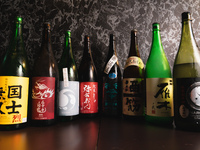 Chef's special course with all you can drink Japanese sake menu 