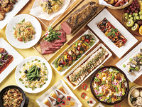 From Dec 1 (Mon) — Weekday Lunch Buffet for Adults · No time limit: Enjoy all-you-can-eat roast beef finished with low-temperature cooking (sous-vide) and freshly fried tempura.