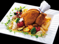 国産丸鶏のローストチキン