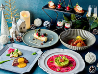 《12/24 17:30入店限定》 【STREAM CHRISTMAS 2025】乾杯シャンパーニュ付き★魚料理と肉料理のWメインで贅沢なクリスマスを～Polaris Course～＜全5品・グラスシャンパーニュ付き＞