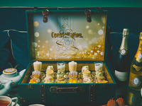 トランク型 Constellation. Afternoon Tea “Cristal Noël”  ― 白と黄金の聖夜讃歌 ― 