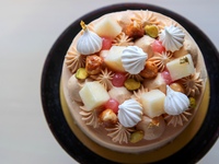 “（12公分）焦糖蘋果烤起司蛋糕”