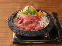 ー和牛ー　厳選国産牛のすきやき鍋×鯖の柚庵焼きなど【120分飲み放題付】6000円(税込)