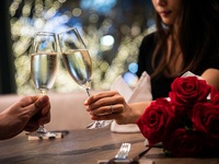 【記念日ディナコース】  乾杯シャンパン付 　全7品