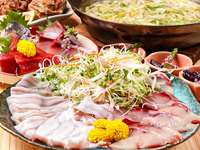 エビスと旬を堪能】脂の乗った九州の鰤と九州豚のしゃぶしゃぶと旬の天婦羅が味わえるプラン