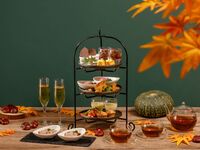 【イブニングハイティー ティーセレクション】 日本茶10種含むティーフリーフロー、季節の前菜＆デザート