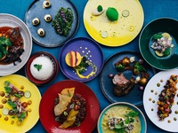 [Contemporary Course] 2 types of appetizers including snow crab and a luxurious double main course with domestic beef, totaling 6 dishes