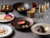 【Xmas2025】乾杯酒付き　松坂牛フィレや伊勢海老、フォアグラ等厳選食材を堪能するクリスマスディナー12品
