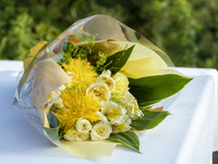 [Autumn Lunch] Good Couple's Day Plan - Includes a toast drink, a bouquet of flowers, and a message plate