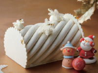 [Pre-order only] Christmas Cake 13cm - Bûche de Noël