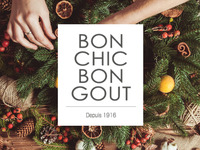 【BON CHIC BON GOUT】第二部クリスマスリース作り13:00