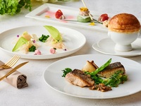 【個室確約 新しい家族との和やかなお食事を】洋会席全５品-SHIKITEI-　深谷ネギのパイ包みスープやサーモンポワレ、メインに国産牛ロース肉のロティを味わうコース