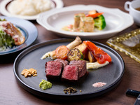 [Japanese Black Beef Thigh Steak Lunch]