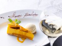 【Centrum Set+Glass Champagne】 Appetizer+Soup+Main+Dessert 5dishes 