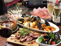 2025忘年会プラン【PESCE魚コース：6品＋2時間飲み放題】※17:45以降スタート