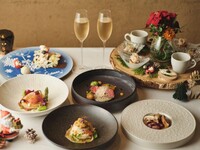 【Xmas】三大珍味とオマール海老＆国産牛の豪華Wメイン 全6皿＋シャンパンフリーフロー(12/20・21・24・25)