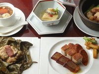 ◇個室確約◇■平日ランチ■薬膳スープ・飲茶三種盛り・担々麺入りビジネスランチコース　全6品　3,980円