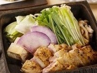 【暁好-あかつき】花籠前菜など豪華鶏すき焼き鍋　全8品　2時間飲み放題付き　総額6,500円
