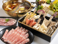 ☆<Mushroom hot pot G course> With rare mushrooms, all-you-can-eat hot pot, all-you-can-drink (2 hours) [All-you-can-eat lamb, Yamagata pork, hot pot]