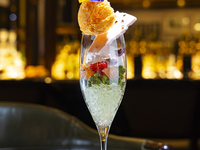 2/27- 【春の夜パフェ "桜シトラススパークラー"】  バー限定でご用意するパフェ