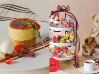 〈カフェ〉蜜芋とチーズのブリュレタルト付き＊ハーマンテディのアフタヌーンティー(平日)