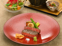 ≪鉄板焼≫旬彩コース（山形牛フィレ）