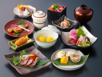 【彩旬コース】仙台牛ロースステーキと旬の海鮮枡。贅を尽くしたプレミアム会席〈個人盛り〉120分飲放付 10品 8,800円(税込)