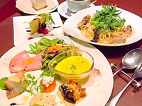 牛フィレ肉のローストと有頭海老のスペシャルWメイン＋2時間飲み放題