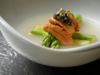 New Year’s Eve Dinner Set  with a glass of Champagne