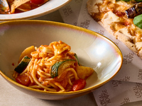 [December to February Weekdays 90-minute limit/130g pasta] Antipasto & Sweets Buffet