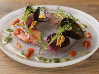 【felice course】乾スパ×骨付き鶏もも肉のロースト等　全7品