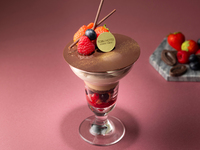 ベリーとチョコレートのパフェドリンクセット