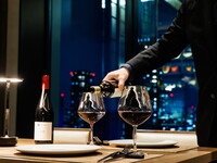 ワインペアリング4種　【クリスマスディナー】Menu de Noël 