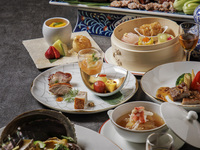 New Year's and Year-End Party Plan [Fuyo] 8 dishes including traditional Cantonese cuisine such as premium steamed soup and Peking duck