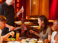 [Matsusaka Beef Churrasco] Includes all-you-can-eat churrasco of 19 types, including Matsusaka beef, and a Christmas special buffet with approximately 50 types of dishes