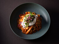 ≪Seasonal Dinner Set≫ブッラータチーズを乗せた甲殻薫るビスククリームパスタ