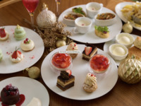 ☆お席お任せ☆ストロベリークリスマスAFTERNOON TEA +【ビターチョコレートとベリーのフォンダンショコラ】のスペシャルデザート付（12/3〜12/25）